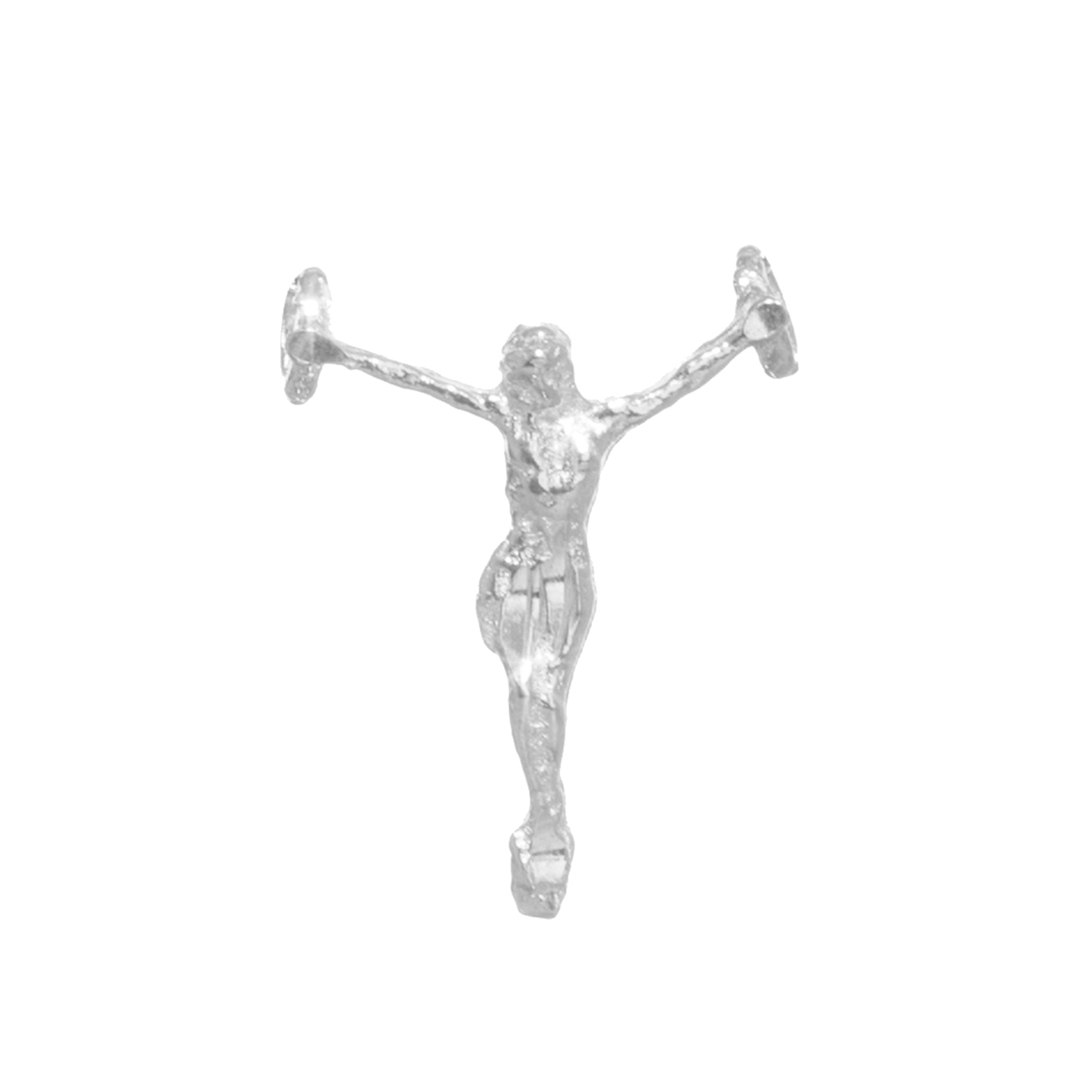 Dije Cristo de plata